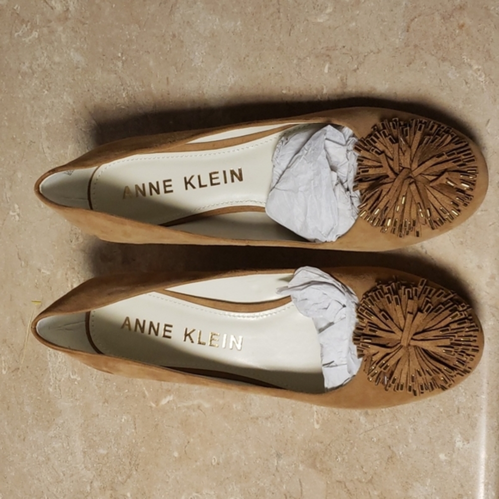 🥿ANNE KLEIN BROWN CHUNKY HILL SHOES